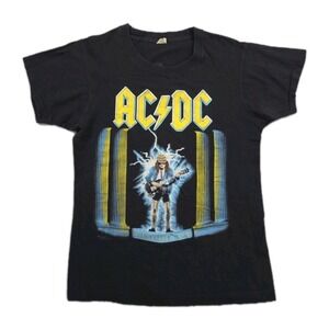 Vintage 1987 ACDC T Shirt Mens Small‎ Who Made Who Tour